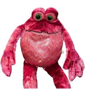 Bestever Plush Frog Beanbag Groovy Stuffed Animal Sparkle 12" Nursery Gift VTG